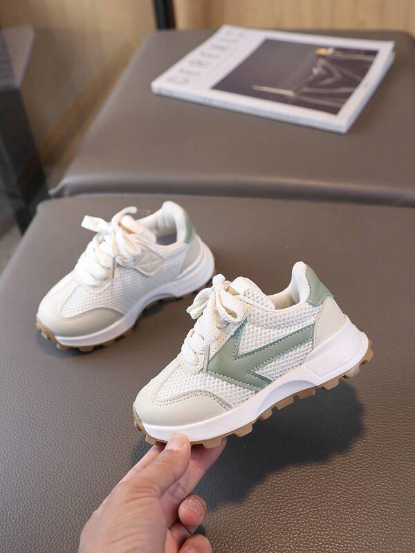 1 Pair Kids/Children Breathable Mesh Athletic Sneakers, Spring & Summer