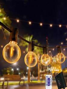 Luxury Solar Fairy Light Gift Set 31ft - Waterproof USB/Remote Control 4 Effects, Professional Grade Outdoor & Indoor Decor Lighting For Romantic Events - Multicolor - View 2