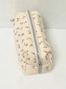 Frische und einfache rosa Blumenmuster Federtasche, Ins Stil sehr attraktive Schüler Schreibtisch Stationery Aufbewahrungstasche, Naturstil Kosmetiktasche, Schulanfang Essentials, Stifte, Schulmaterialien, Schulanfang Materialien, schöne Schulmaterialien, Büromaterial, Geschenke für Geschenke, Schultaschen für Mädchen, Schulaufnahmen, Schreibtisch Aufbewahrungsboxen, süße Schreibwaren, Makeup Tasche, Rückkehr zur Schule, Schulmaterialien