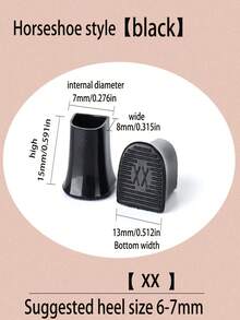 10 件/5 对高跟鞋保护套，防滑降噪修复套