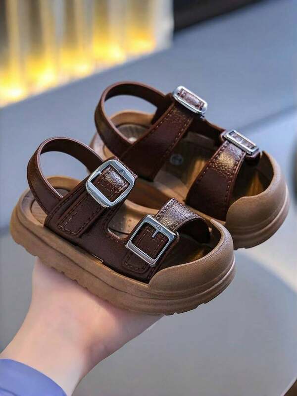 2025 Neue Sommer Mittlere Größe Jungen Indoor Gleitschuhe Kinderschuhe Babyschuhe Kinderstrandschuhe