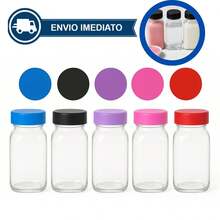 10 PET Bottles 200ml / 300ml With Lid For Juices And Sugar Cane Juice Direct From The Factory - 黑色 - 查看 5