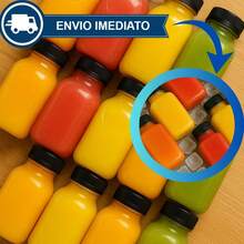 10 PET Bottles 200ml / 300ml With Lid For Juices And Sugar Cane Juice Direct From The Factory - 黑色 - 查看 3