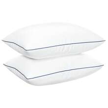 Cooling Bed Pillow, Luxurious 3D Ultra-Fine Fiber Filling, Breathable, Flexible, Blue Decoration, Very Suitable For Back, Side Or Back Sleepers, Machine Washable, Suitable For All Seasons