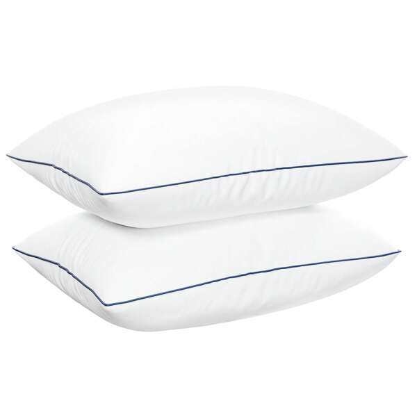 Cooling Bed Pillow, Luxurious 3D Ultra-Fine Fiber Filling, Breathable, Flexible, Blue Decoration, Very Suitable For Back, Side Or Back Sleepers, Machine Washable, Suitable For All Seasons