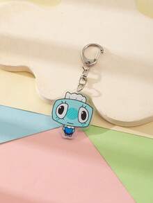 1 Pc Acrylic Cute Cartoon Cute Big Head Dandy'S World Purple Video Game Theme Keychain Pendant Backpack Ornament/Bag Accessories/School Bag Accessories/Purse Pendant/Friend's Gifts Car Accessories Bag Charm Backpack For School Goth Y2k - Multicolor - View 28