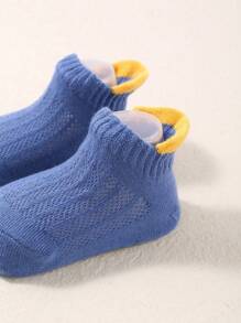 12 pares de calcetines cortos de malla transpirables para bebé, calcetines tipo barco con puntos antideslizantes, calcetines para piso para niños pequeños, calcetines para bebé con agarre, calcetines para caminar en interiores para recién nacidos.