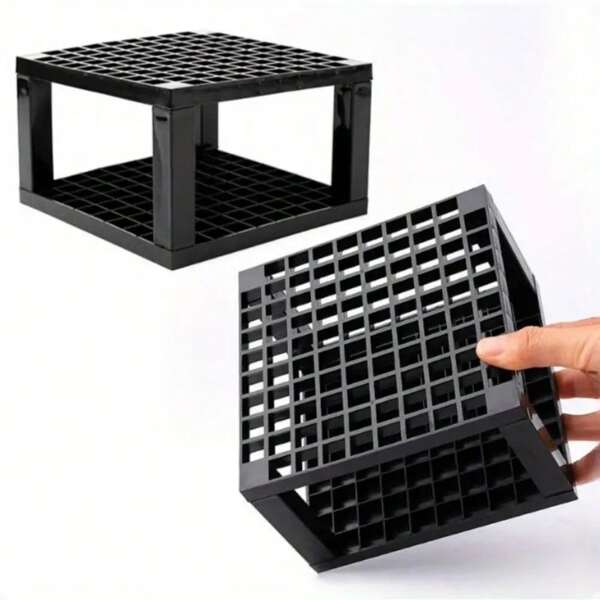 1 pezzo Portapenne pieghevole nero da 96 slot - pieghevole, smontabile, riutilizzabile - organizer per scrivania da ufficio per pennarelli, penne, evidenziatori, pennelli da make-up, matite, pennelli da pittura e forniture per l'arte, contenitore salvaspazio per la casa, l'ufficio, porta penne, organizer per scrivania, rastrelliera per forniture artistiche, scatola contenitore pieghevole - design a inserimento salvaspazio, essenziale per lo studio domestico