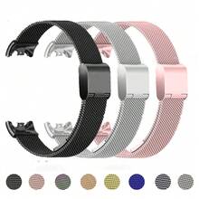 Metal Mesh Stainless Steel Strap Compatible With Xiaomi Mi Band 9/8 Smart Bracelet Replacement Accessories Watchband Miband 8 Smartwatch