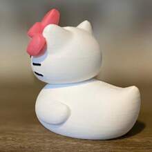 Sanrio 1 Pc Hello Kitty Duck With Pink Sparkle Bow Duck