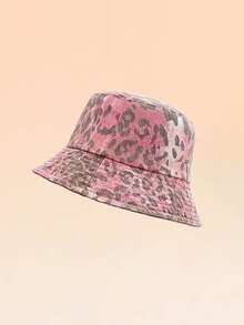 1pc Or 3pcs/Set Women Leopard Print Hat, Suitable For Daily Outfits - A - View 2