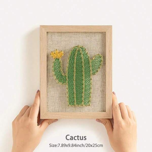 DIY String Art Kit mit Zubehör und Rahmen für Kinder Studenten Erwachsene Anfänger Haus Wanddekorationen einzigartiges Geschenk