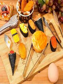 1 件不锈钢食物夹，经典银色烧烤食物夹，适用于厨房 - 銀色 - 查看 3