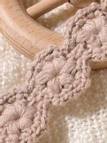 3Pcs/Pack Pacifier Holders With Elastic Band | Baby Pacifier Chain Clips |Universal Holder Soother Clips With Beechwood Clasp For Baby Teething Toys Teethers | Ideal Baby Gift For Boy For Girl - Multicolor - View 12