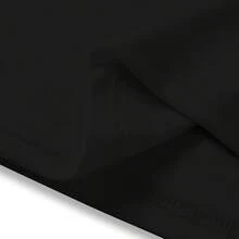 Camisa de electricista con estampado de latido del corazón - Camiseta de alta calidad de 220g de algodón puro con impresión minimalista, tela suave y transpirable, cómoda y holgada, adecuada para uso diario, adecuada para uso casual de oficina, apariencia diaria de primavera y verano, diseño elegante y juvenil. - Negro - Ver 4