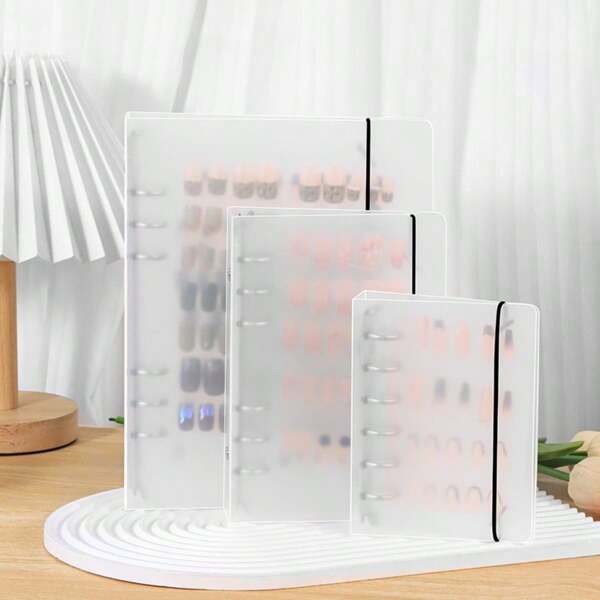 Nail Art Displayed Album With Refillable Pages For Storing Nail Samples And Designs