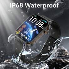 GUHUAVMI GPS Outdoor Sport Smartwatch For Men Women, Dual Frequency GPS Positioning, Wireless Calling/Dial, Info Push, 2.01inch Display, Fitness Tracker, Heart Rate, Sleep Monitoring Smartwatch, GPS Path Track, Compass, IP68 Waterproof, 420mAh Battery Watch Compatible With Android IOS
