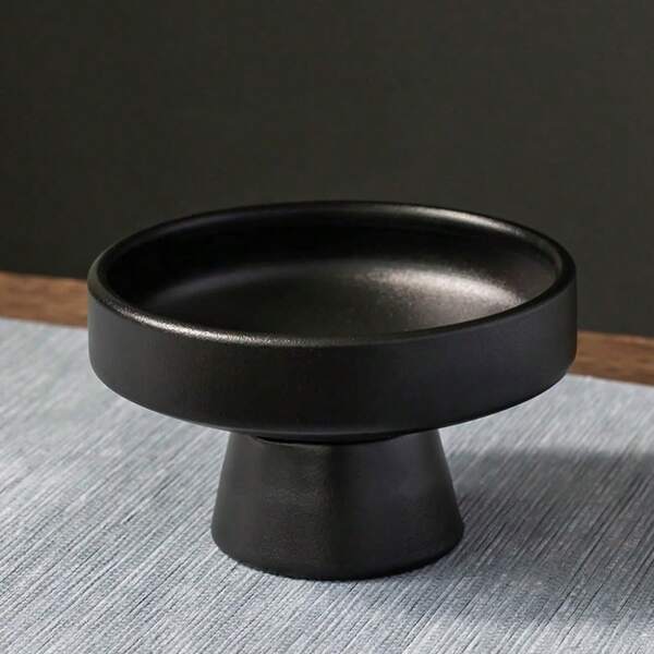 Ceramic Fruit Bowl, Decorative Bowl With Feet, Dessert Bowl, Food Snack Storage Tray For Kitchen Countertop