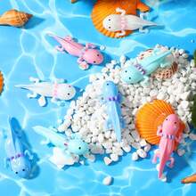 20个随机颜色橡胶墨西哥蝾螈弹弓感官减压玩具，墨西哥蝾螈主题派对礼品，派对用品，情人节礼物，学校课堂交换奖品，玩具 - 蠑螈 - 查看 3