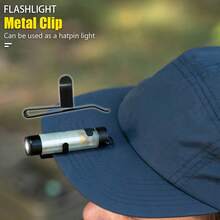 1 Piece Strong Light Pocket Cap Clip Light Outdoor Camping Atmosphere Led Long Life Disaster Relief Emergency Flashlight Rechargeable Flashlight - Multicolor - View 10