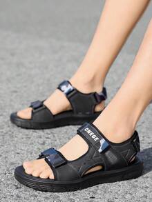 1 Pair Men's Fashion Summer Sandals, New Non-Slip Breathable Stylish Driving/Beach Casual Shoes - Camouflage Color - View 4