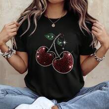 PLAYERA MUJER CUTE KAWAII LOVE CAPIBARA PANDA TE MUSCLE MEMES MODA CASUAL URBAN ARTE ANIMALES GATOS MJ45 - Negro - Ver 1