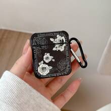 Flower Fresh Minimalist Style Bluetooth Earphone Protective Case, Compatible With Airpods 1/2/3/4/Pro/Pro2, Lightweight And Convenient