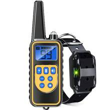 2600ft Remote Dog Training Collar, Rechargeable & Waterproof Electric Shock Collar For Small, Medium, Large Dogs 20-100lbs, With Beep, Vibration (1-99), Shock (1-99) Modes