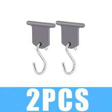 8 件装 S 形露营遮阳篷挂钩 RV 帐篷挂钩 带孔灯挂钩 适用于大篷车露营车配件