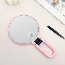 1pc 50X/40X/30X Handheld Magnifier, Double-Sided Mirror + Tweezers, 1X/40X Zoom, 360° Adjustable Handle, Foldable Travel Makeup Mirror, Handheld & Stand Design, Portable For Travel, Suitable For Daily Makeup, Shaving, Eyebrow Grooming, Great Gift - Multicolor - View 28