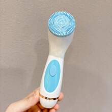 Popular Mini Electric Silicone Face Scrub Brush 500mAh Rechargeable Facial Cleanser For Home Body Care Pore Cleanser For Optimal Skin Health