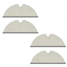 Wipes For Roborock Q5 Pro, Q5 Pro+, Q8 Max, Q8Max+, S5, S5 Max, S6, S6 Pure, S6 MaxV, Q7, Q7Max Robot Vacuum Cleaner, Soft, Washable And Reusable Replacement Mop