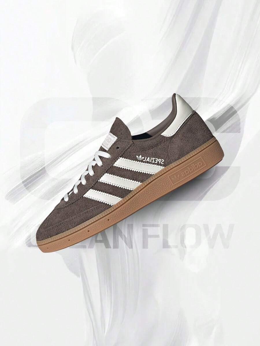 Adidas Handball Spezial Earth Strata Gum (Women's)– Women's Lifestyle Sneakers – Shoes For Woman -Vintage -Spring & Summer-Inspired Running Shoes, Shock-Absorbing Comfort, Gym To Streetwear Casual Wear-Easter Gift–IF6490 - Earth Strata//Gum - 查看 1