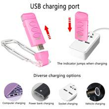 1pc USB Rechargeable Desk Lamp, Suitable For Reading In Bed, Portable Clip On LED Reading Light, 3 Colors And 5 Brightness Adjustable, Lamp Head Can Rotate 360 °, Compact , Very Suitable For Children Who Love Books