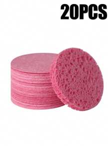 10/20/30/50 Stücke herzförmige komprimierte Gesichts-Reinigungsschwämme, für die Gesichtsreinigung, Massage, Peeling, Gesichtsmaske, Make-up-Entfernung - ultra-weicher exfolierender Make-up-Entferner für tiefe Reinigung, parfümfrei, unisex, Reise-Hautpflege-Grundbedarf, Herzdesign, sanftes Scrub-Material