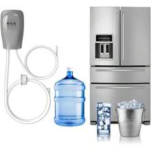 Dispensador de Agua Automático para refrigerador dúplex I Bomba de Agua Potable Eléctrica para Botella de 19 LTS I Bombeo rápido Eficiente Fácil instalación I Sistema de Bombeo automático - Tipo de Enchufe A USA (110-127V) - Ver 2