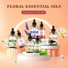 Hllozzi 1 Stück Aromatherapie Luftbefeuchter ätherisches Öl für Diffusor, Diffusor, Diffusor Stein, Diffusor Luftbefeuchter, Auto, geeignet für Zuhause, Wohnzimmer, Schlafzimmer, Badezimmer um Duft hinzuzufügen, die Umgebung zu verbessern, frische Luft, Gerüche zu entfernen, den Duft zu erhöhen, die Stimmung zu verbessern, Stress abzubauen, Schlaf (Kombinations-Set: 60ml+30ml)