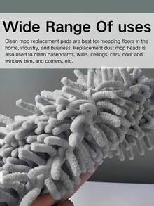 وسادات مسح من الألياف الدقيقة قابلة لإعادة الاستخدام - بدون استخدام اليدين، قابلة للغسل في الغسالة، لا تتساقط، مناسبة لتنظيف الأرضيات الخشبية والبلاط والأرضيات المصنوعة من الخشب الرقائقي - تناسب معظم المساحات المسطحة، أداة تنظيف أنيقة | وسادات مسح قابلة لإعادة الاستخدام وقوية
