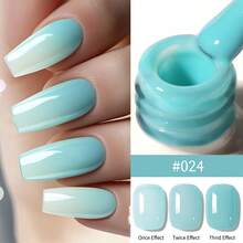 XEIJAYI 24Pcs 15ML Ice-Through Color Gel Nail Polish Semi Permanent Nail Art Soaking UV LED Nail Salon DIY Nail Salon Gel For Spring And Summer Nails - Multicolor - View 27