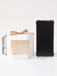 5/10件牛皮纸礼品盒、礼品包装盒、白纸糖果盒、巧克力包装盒、食品烘焙盒、派对礼品、生日装饰用品、婚礼装饰、新娘送礼会用品、婴儿送礼会用品、派对装饰 - 白色 - 查看 5