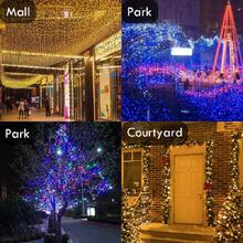WPOSTAR Solar Fairy String Light Waterproof 8Modes LED 5M 6.5M 10M 12M 200M Christmas Light Outdoor Garden Decoration