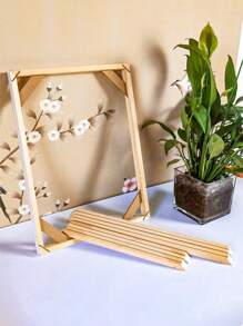 SURELIFE 1 Set Wood Canvas Stretcher Frame DIY Bars Kit For Gallery Wrap Oil Painting Mounting Stretcher Strips Oil Painting Wall Art Decor 12X16 16X20 16x24in 20x40in