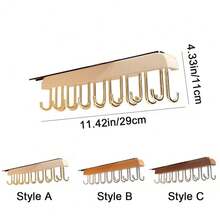 1pc Retractable Hanger Sling Hanger Retractable Hanger Household Pull-Out Underwear Vest Storage Fantastic Wardrobe Clothes Hanger - Multicolor - View 7