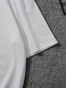 Camiseta estampada de moda para hombres PW4S - Blanco - Ver 4