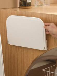 Folding Wall Mounted Shelf Space Saving Storage Rack Punch-Free Phone Holder WiFi Router Organizer For Bathroom Kitchen - Multicolor - View 8