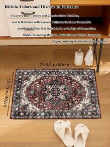 1 PC 1000g Per Square Meter Made Of 100% Yunjin Velvet It Is A Newly Upgraded Material Carpet Floor Mat It Is Thickened And Soft With Sound Insulation Function It Has Good Heat Preservation Effect Keeping Warm In Winter And Cool In Fall Decor