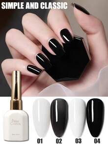 15ML白桃乌龙指甲油2024新款流行热色爆款裸色渐变半透明蜜桃粉色配奶茶裸咖喱甲胶情人节情人美甲