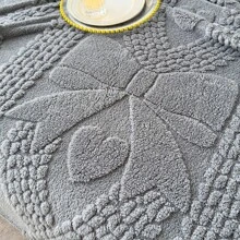 1pc Heart Shape Bow Pattern Ultra-Soft Taffeta Plush Throw Blanket - Lightweight, Fluffy, And Cozy For Sofa Or Bed, White, All-Season Comfort, Perfect For Snuggling Or Lounging, Blanket For Bed