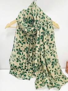 Nueva bufanda con flecos transpirable, elegante estilo de bufanda, bufanda de seda de moda para damas, bufanda grande y larga con estampado de lunares vívidos para primavera/verano, chal protector solar para exteriores, pañuelo versátil para vestidos - Multicolor - Ver 11