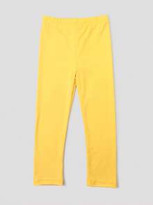 1pc Girls' Solid White Tights, Suitable For Everyday Wear, All Season - Multicolor - View 16